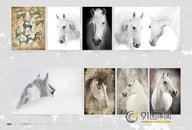 高清装饰画画芯图库第一期 北欧抽像静物建筑客厅装饰画素材