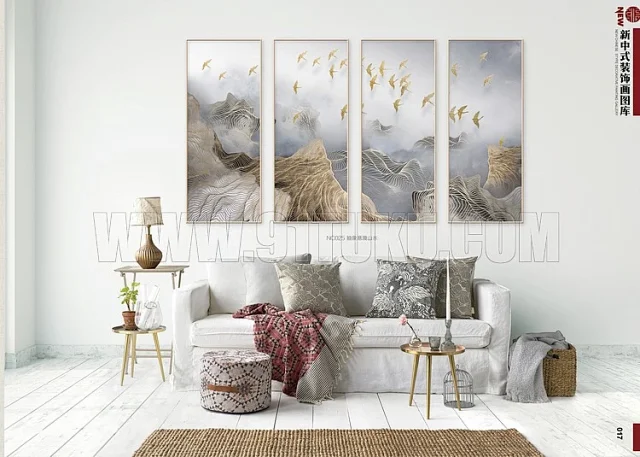 新中式装饰画图库