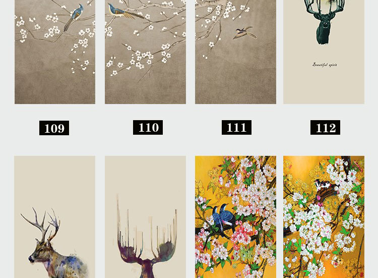 装饰画画芯素材高清新图库现代简约北欧新中式抽象玄关走廊过道