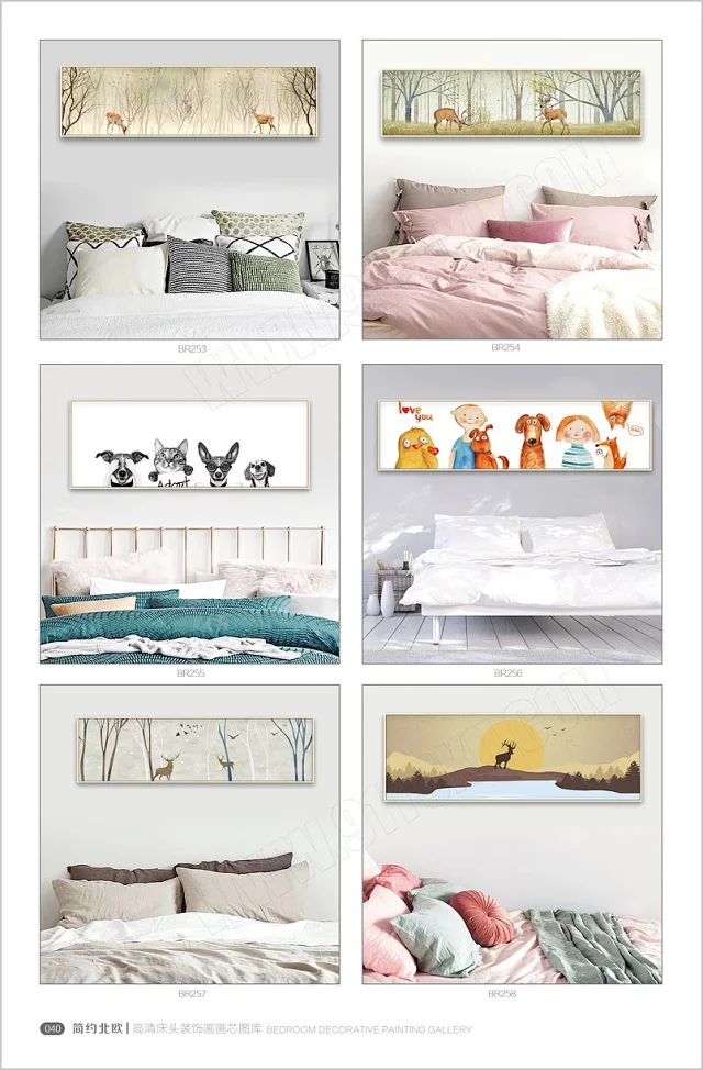 床头画画芯素材图库