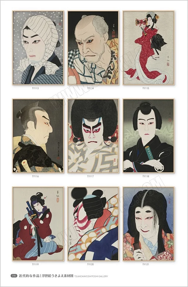 浮世绘素材图库