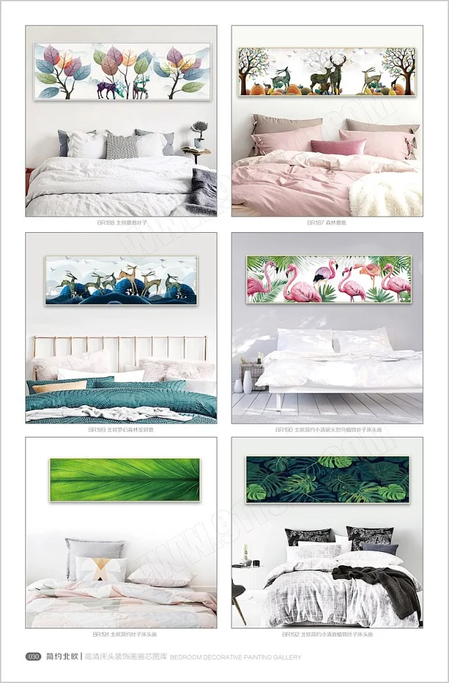 床头画画芯素材图库