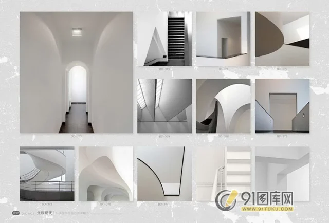 高清装饰画画芯图库第一期 北欧抽像静物建筑客厅装饰画素材