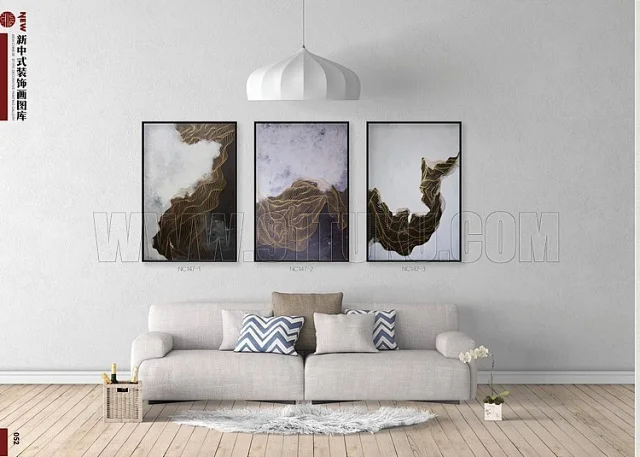 新中式装饰画图库